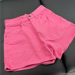 Cotton On High-Waist Hot Pink Women’s Shorts